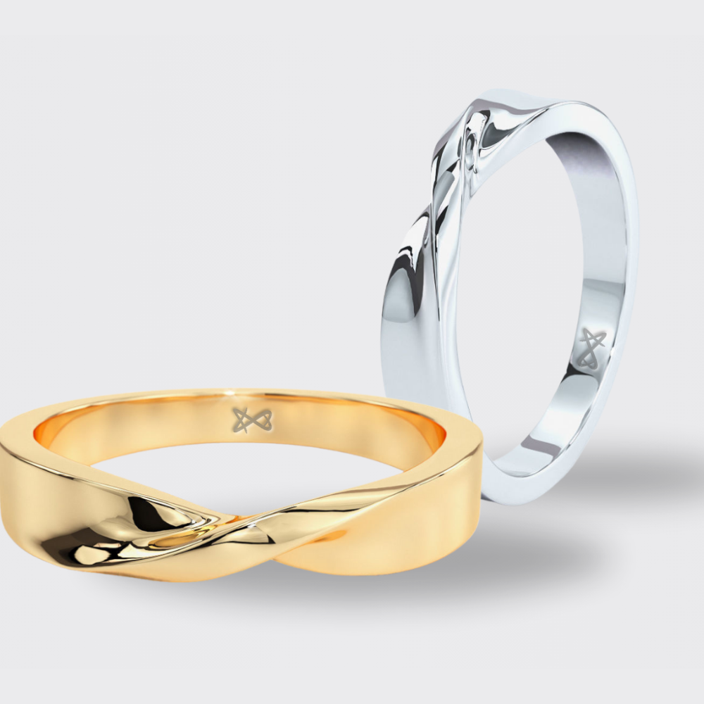 "Knot" Wedding Ring (Size 9-18)